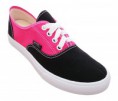 Tênis Vans Authentic Preto e Rosa 